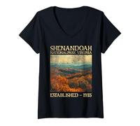 Donna Shenandoah National Park | Virginia Maglietta con Collo a V