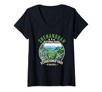 Donna Shenandoah National Park | Virginia Maglietta con Collo a V