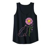 Donna Shiba Inu Daisy Paws For Cure Breast Cancer Awareness Gift Canotta