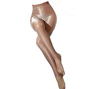 Donna Shiny Olio Pantyhose Calze Calze Ultra Shimmery Shaping Dance Plus Size Footed 70D 60D 100D