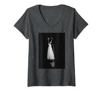 Donna Shirley Bassey Singer Live A Londra Goldfinger 1964 Maglietta con Collo a V