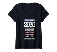 Donna Shirt Jugendweihe 2030 - Sì, Il Mio Piano ha funzionato Maglietta con Collo a V