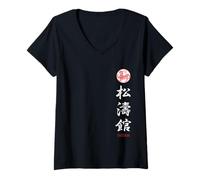 Donna Shotokan Karate, Shotokan Kanji Maglietta con Collo a V