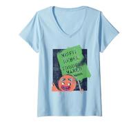 Donna Shrek Gingy Misfit Rebel Troublemaker Maglietta con Collo a V