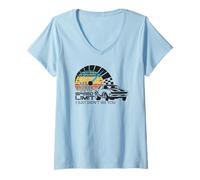 Donna Sì Agente Ho Visto Il Limite di velocità Non Ti Ho Visto, Poliziotto Maglietta con Collo a V