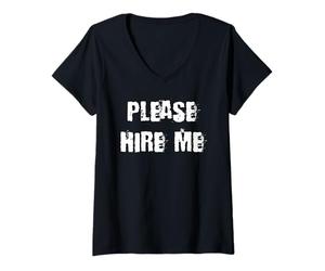 Donna Si Prega di assumere Me Maglietta con Collo a V