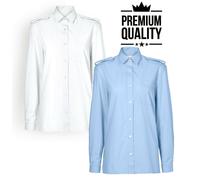Donna Sicurezza Pilota Camicia Manica Lunga Spalline Uniforme Lavoro Camicetta