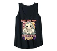 Donna Sigillo Dell'arpa Harp Seal Mom Protector of The Fluff Canotta