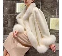 Donna Simil Fox Collo IN Pelliccia Cappotto Invernale Scialle Soft Caldo Outdoor