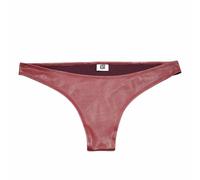 Donna Simil Latex Slip Tanga Vita Bassa Elasticizzato Mutandine Intimo Lingerie