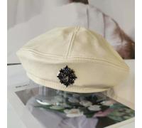 Donna Similpelle Cappello Berreto Cristallo Strass PU Francese Rétro Elegante