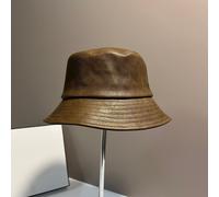 Donna Similpelle Secchio Cappello Retrò Classico Outdoor Casual Pesca Moda