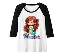 Donna Sirenette con il nome Hannah Maglia con Maniche Raglan