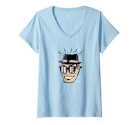 Donna Ska Music Tee - Ska Music is life 2-Tone Ska Reggae Rudeboy Maglietta con Collo a V