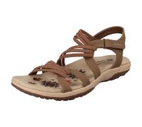 Donna Skechers Gancio E Anello Memoria Schiuma Sandali - Estate Di Fun 163186