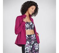 Donna Skechers Gowalk Giacca con Zip Maglia Manica Lunga Cappotto