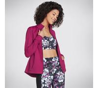 Donna Skechers Gowalk Giacca con Zip Maglia Manica Lunga Cappotto