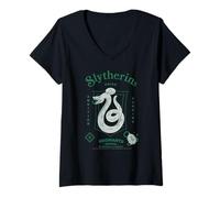 Donna Slytherin Pride Harry Potter Nuovo Design 2025 Maglietta con Collo a V