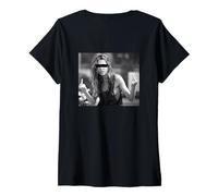 Donna #snirt Bella Donna Mostra Il Dito Medio t-Shirt stinkefinger Maglietta con Collo a V