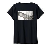 Donna #snirt Speranza T-Shirt, Segno di Speranza, Cartello pubblicitario Maglietta con Collo a V