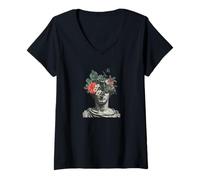 Donna #snirt Statua come vaso di fiori, David Statua t-shirt uomo donna Maglietta con Collo a V