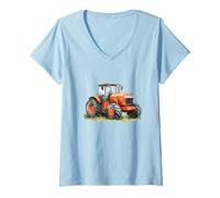 Donna #snirt trecker t-shirt, trattore Hoodie, tazza da caffè Trecker Maglietta con Collo a V