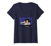 Donna SNL Roseanne Roseannadanna Maglietta con Collo a V