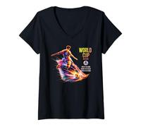 Donna Soccer - WM World Cup 2026 One Game World Dream Maglietta con Collo a V