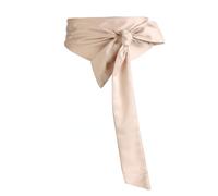 Donna Solido Cinghia Larga Corsetto Raso Seta Cintura Vintage Cravatta Club Moda