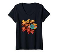 Donna Solo un altro viaggio a Bali Vacanze tropicali Viaggio amante Maglietta con Collo a V