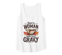 Donna Solo Una Donna Che AMA Il Ringraziamento del sugo Canotta