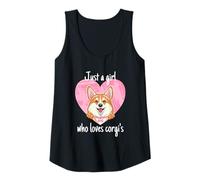 Donna Solo una ragazza che ama Corgi - Carino corgi cane amante Canotta