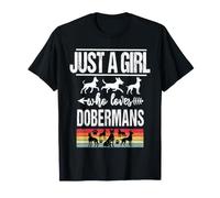 Donna Solo Una Ragazza Che AMA i dobermanns per Il Maglietta