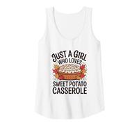 Donna Solo Una Ragazza Che AMA la casseruola di Patate Dolci Canotta