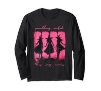 Donna Something Wicked This Way Comes Witch Halloween Maglia a Manica