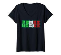 Donna Somos México Mexican Roots Hispanic Siesta Pride Vintage Maglietta con Collo a V