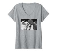 Donna Sonny Liston Boxer Allenamento per Muhammad Ali Fight 1964 Maglietta con Collo a V
