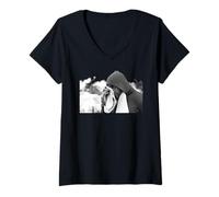 Donna Sonny Liston si allena a Miami per Muhammad Ali Boxing Fight Maglietta con Collo a V