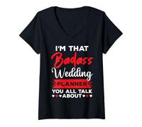 Donna Sono il wedding planner di cui tutti parlano Maglietta con Collo a V