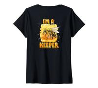 Donna Sono Un Apicoltore Save The Bees Love Honeybees Apicoltura Maglietta con Collo a V
