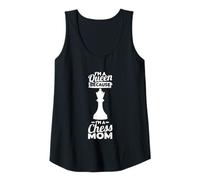 Donna Sono Una Regina perché Sono Una Mamma scacchista Gioco Canotta