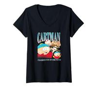 Donna South Park Cartman Bootleg Maglietta con Collo a V