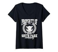 Donna South Park Cows Stan Maglietta con Collo a V