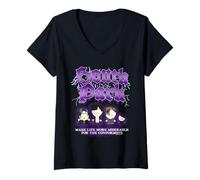 Donna South Park Goth Kids Make Life More Miserable Funny Cartoon Maglietta con Collo a V