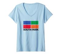 Donna South Park Kid Boxes Maglietta con Collo a V