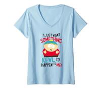 Donna South Park Something Kewl Maglietta con Collo a V