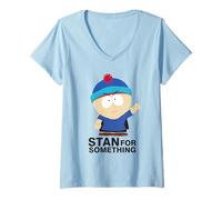 Donna South Park Stan for Something Maglietta con Collo a V
