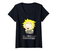 Donna South Park Tweek Tweak Too Much Pressure Maglietta con Collo a V