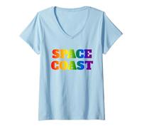 Donna Space Coast, Pride Month, Pride Festival Parade Maglietta con Collo a V