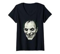 Donna Spaventoso Zombie Amico Maglietta con Collo a V